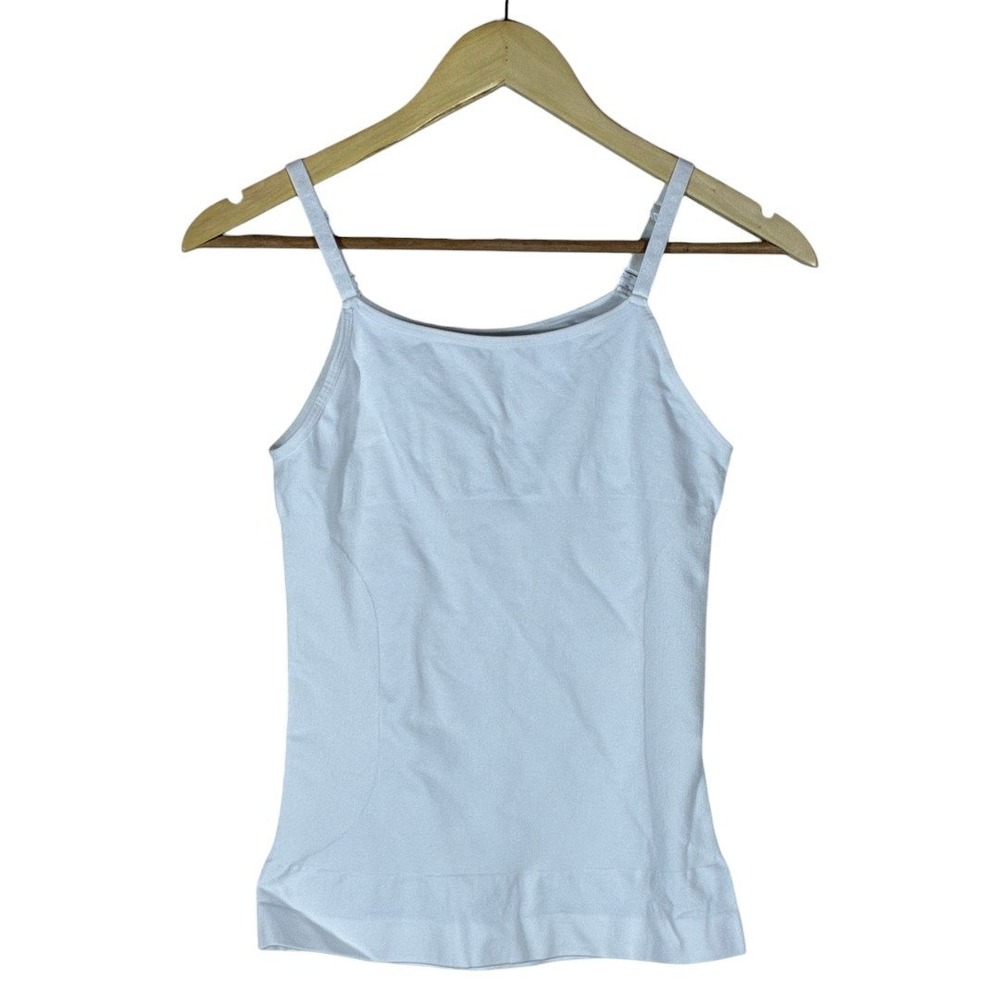 Underoutfit Style 680 Solid Cami Tank Top White Seamless Smoothing Size L